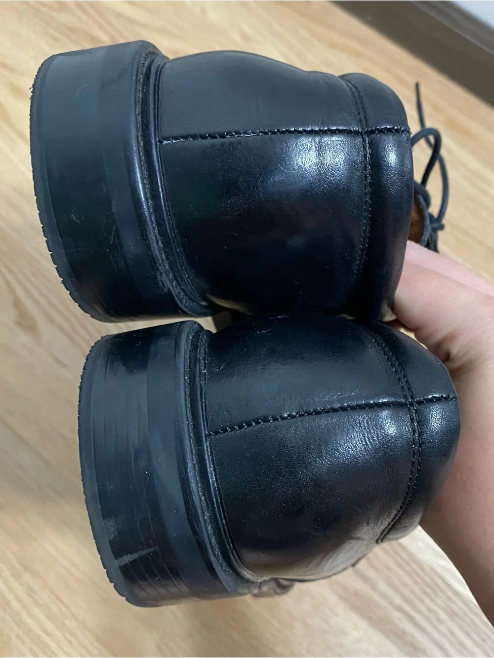 Florsheim Black Leather Lace-Up Oxfords Sz 13 Work Career Shoes